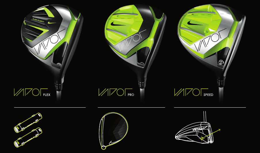 Nike golf adds motorists, hybrids to new vapor line 